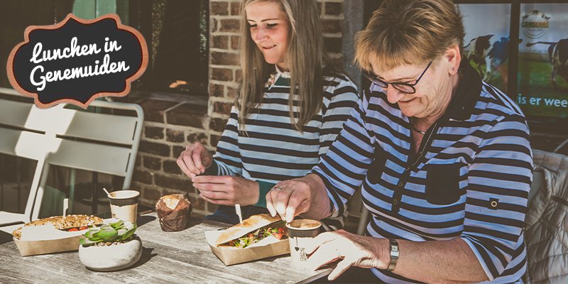 Lunchen in Genemuiden